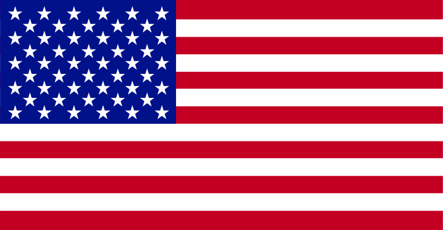 Sticker (10 Pack) - American Flag (1.5in x 3in)