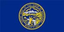 Sticker: State Flag - Nebraska (1.5in x 3in)