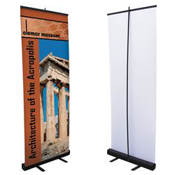 Retractable Banner Display with 78x31 Banner