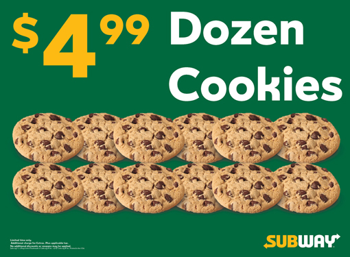 Dozen Cookies Panel Insert