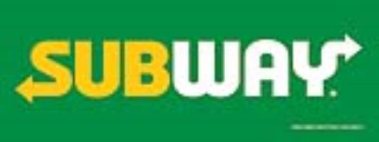 Subway Logo on Green Banner