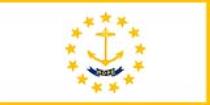 Sticker: State Flag - Rhode Island (1.5in x 3in)