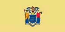 Sticker: State Flag - New Jersey (1.5in x 3in)