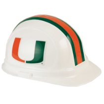 NCAA Hard Hat: Miami Hurricanes