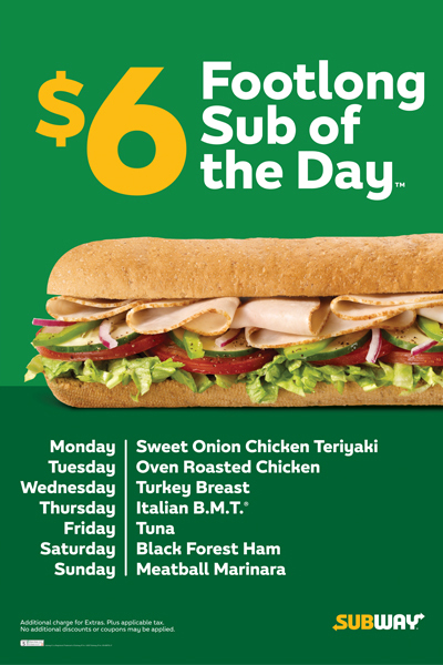 $6 Footlong of the Day 01 Insert
