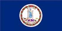 Sticker: State Flag - Virginia (1.5in x 3in)