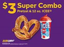 Icee Super Combo Picket Sign