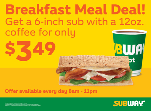 Breakfast Meal Deal 01 Stand Topper
