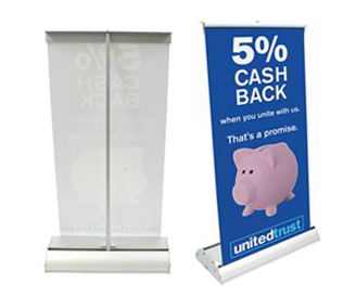 Mini Retractable Banner Display with 16x8 Banner