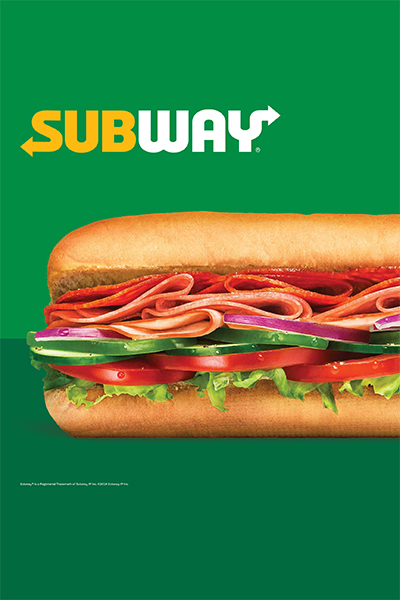 Subway Sandwich Green Insert